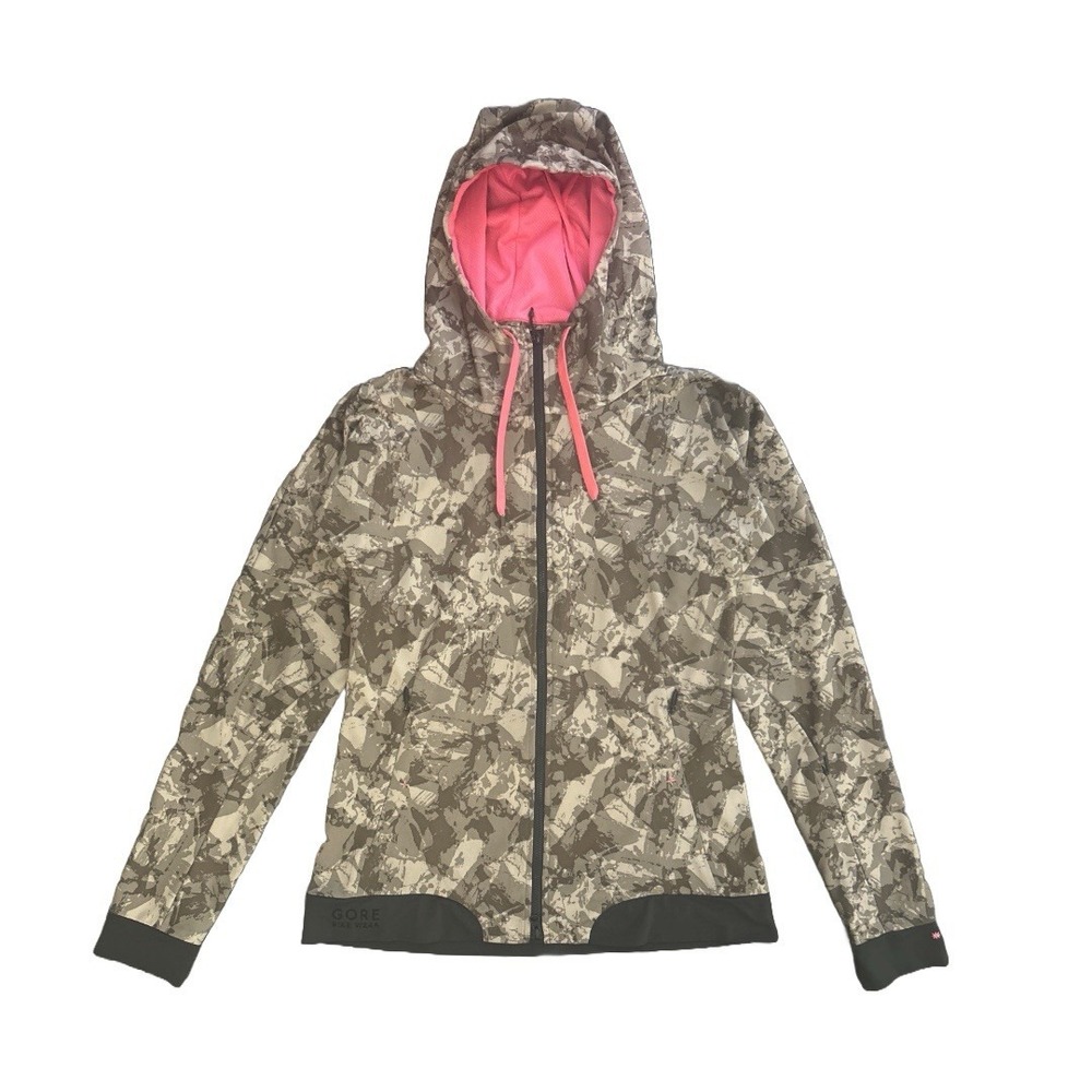 GORE Wear Power Trail Windstopper Softshell Jacket Camo Women's M Cycling